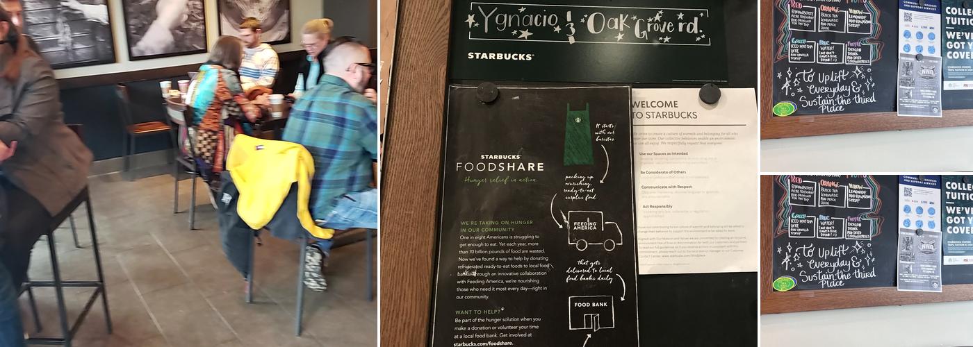 Starbucks Coffee Company Menu