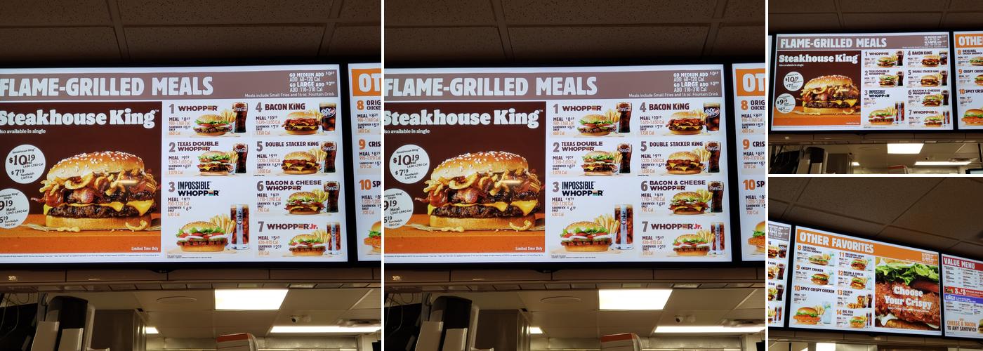 Burger King Menu