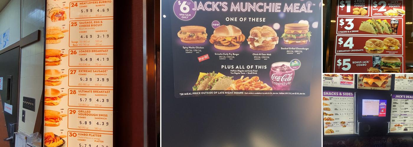 Jack In The Box Menu