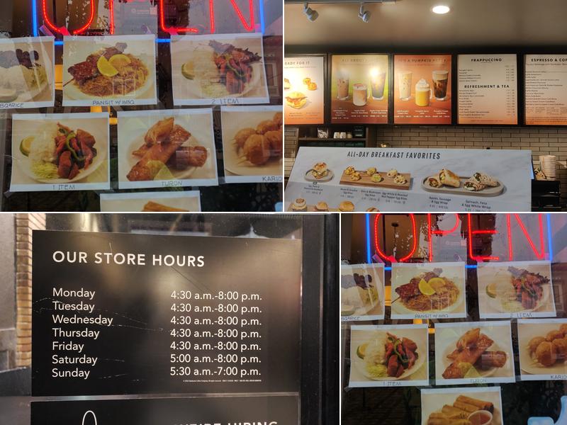 Starbucks Menu