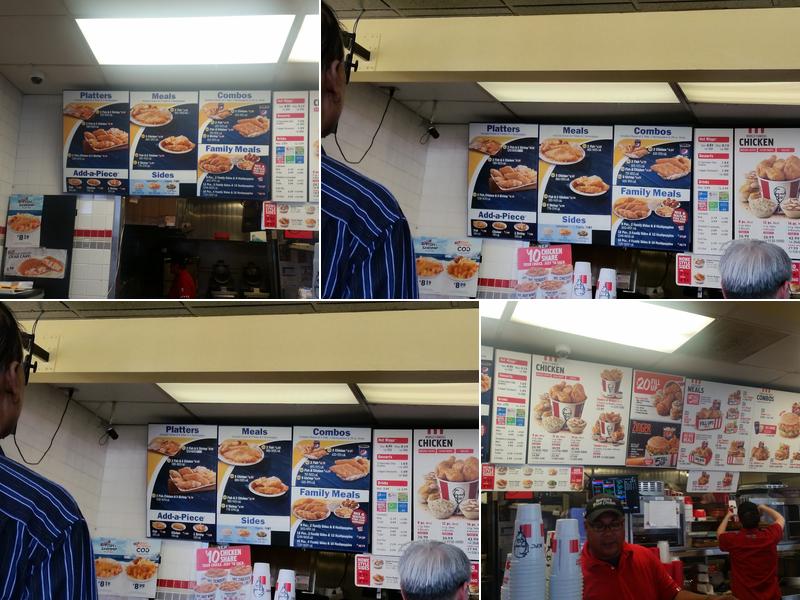 KFC Menu
