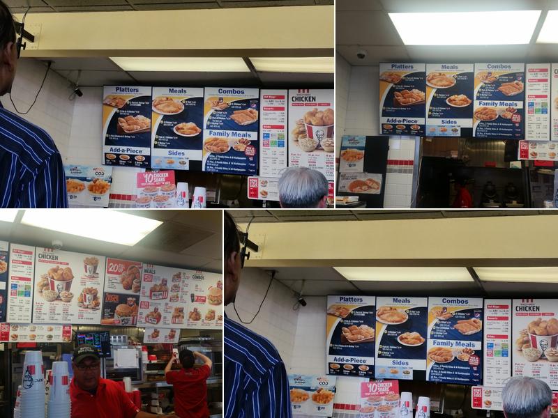 KFC Menu