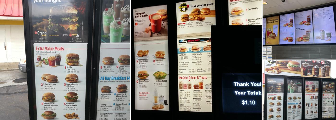 McDonald's Menu