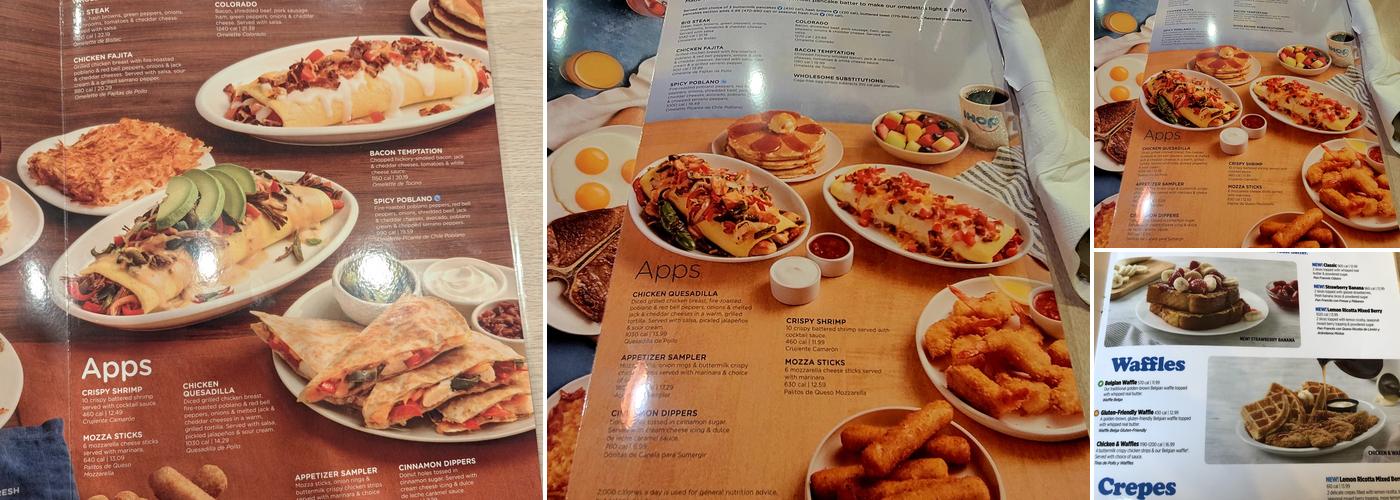 IHOP Menu