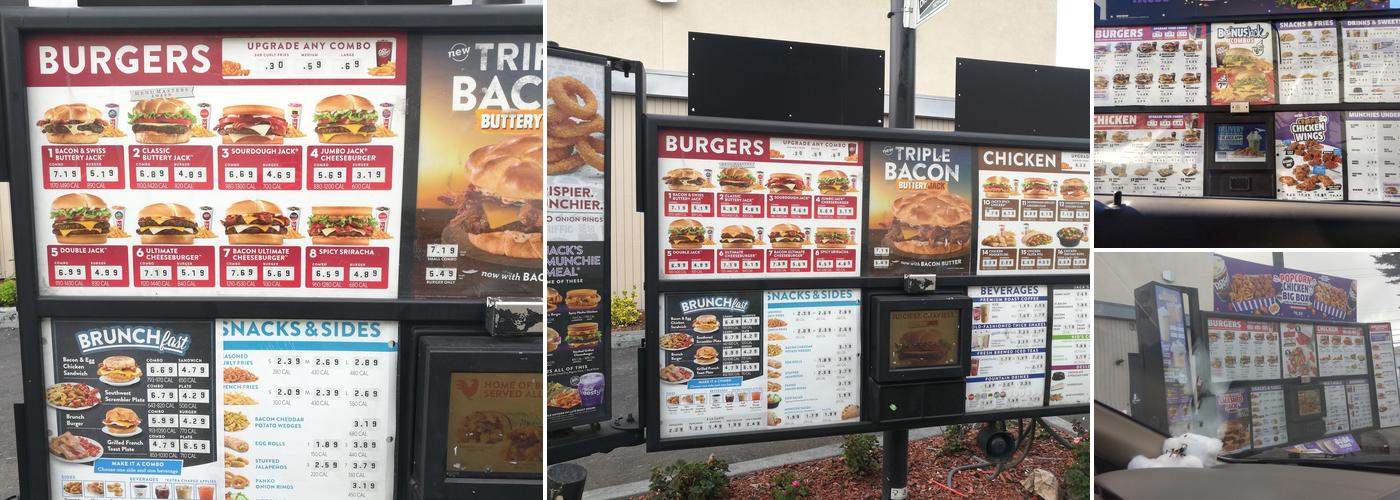 Jack in the Box Menu