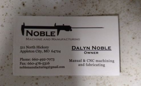 Noble Machine & Manufacturing Appleton City