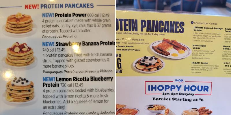 IHOP Menu