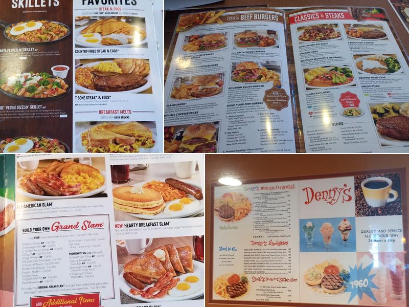 Denny's Menu