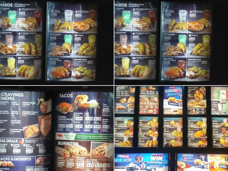 Taco Bell Menu