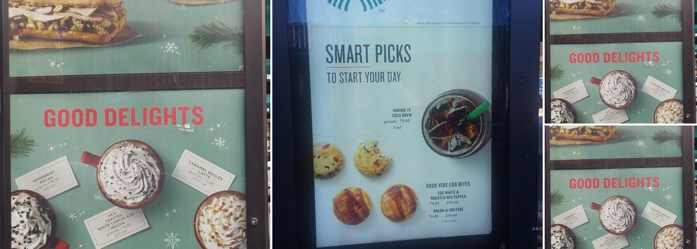 Starbucks Menu