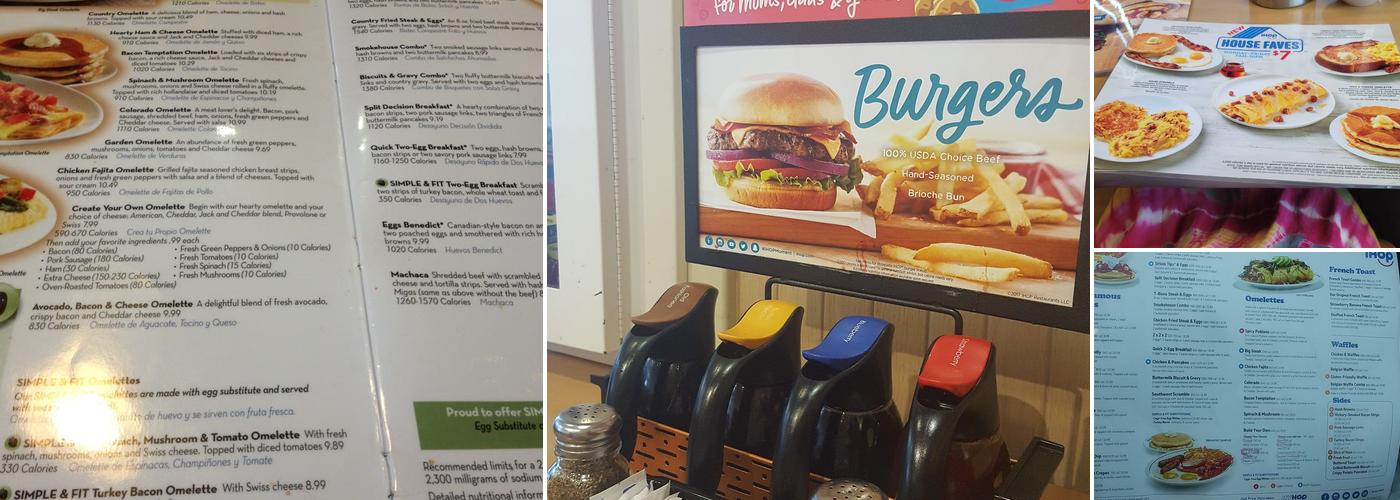 IHOP Menu