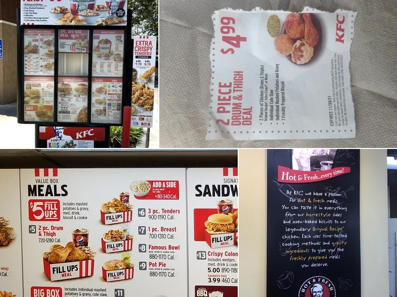 KFC Menu