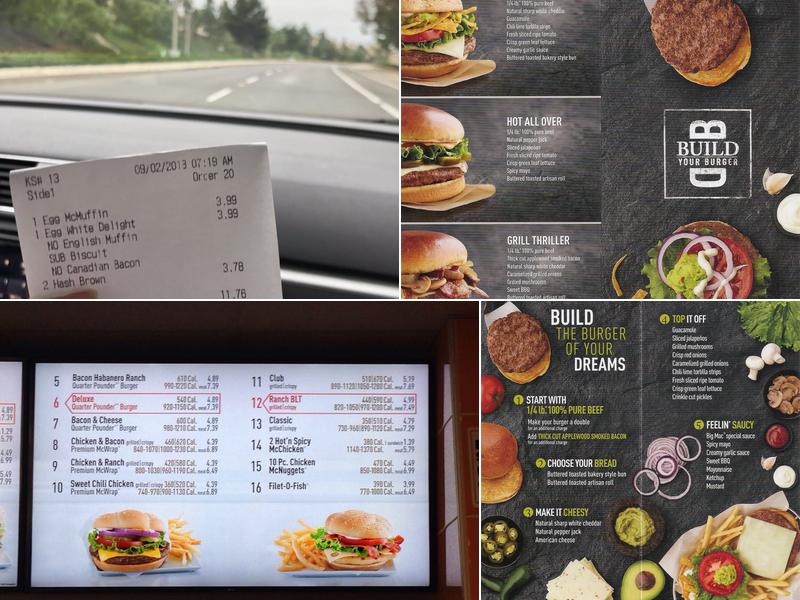 McDonald's Menu