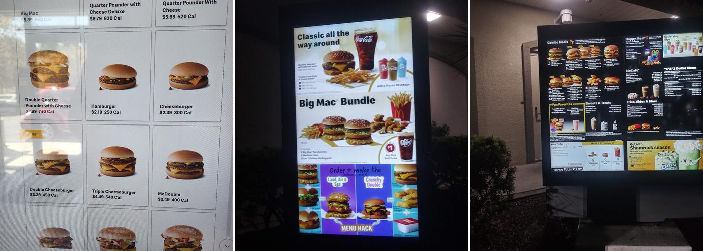 McDonald's Menu