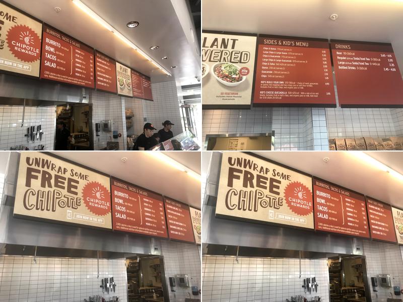 Chipotle Mexican Grill Menu