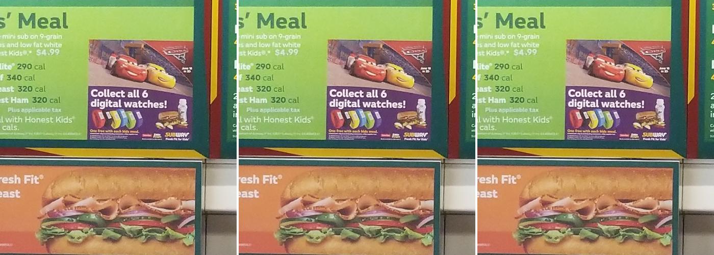 Subway Menu