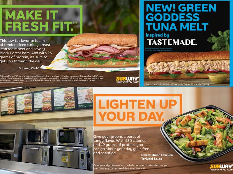 Subway Menu