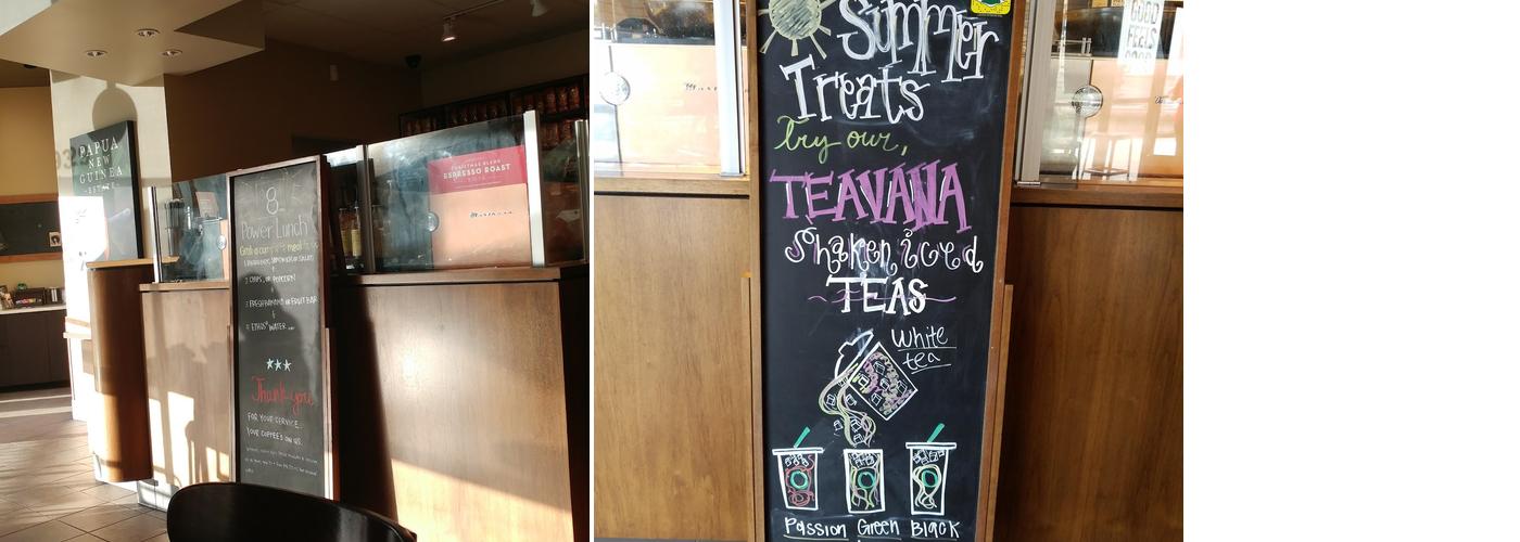 Starbucks Menu