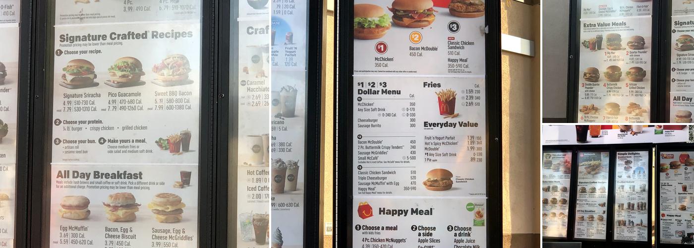 McDonald's Menu