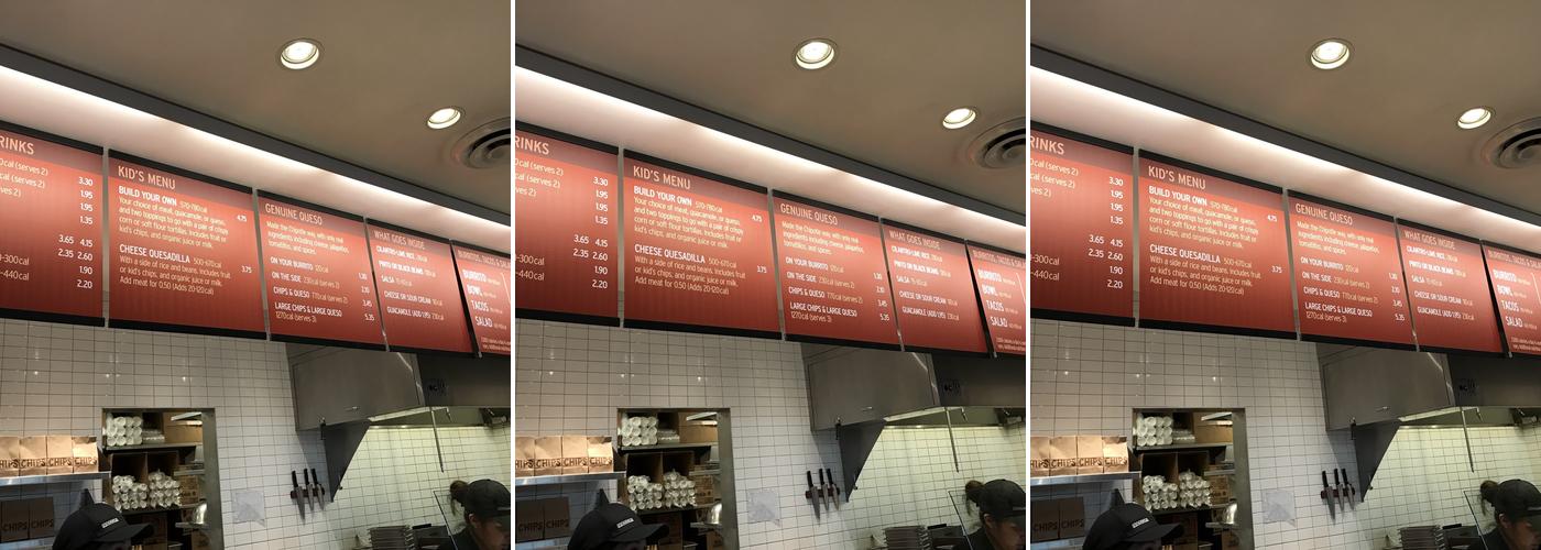 Chipotle Mexican Grill Menu