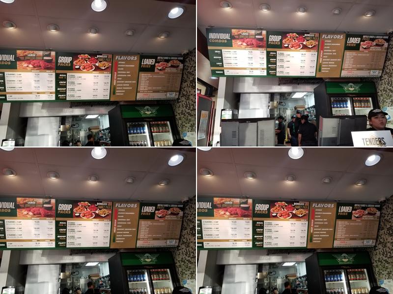 Wingstop Menu