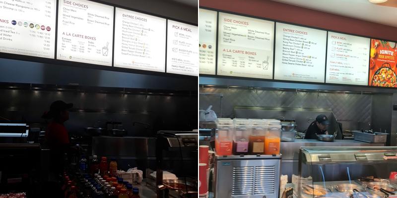 Panda Express Menu