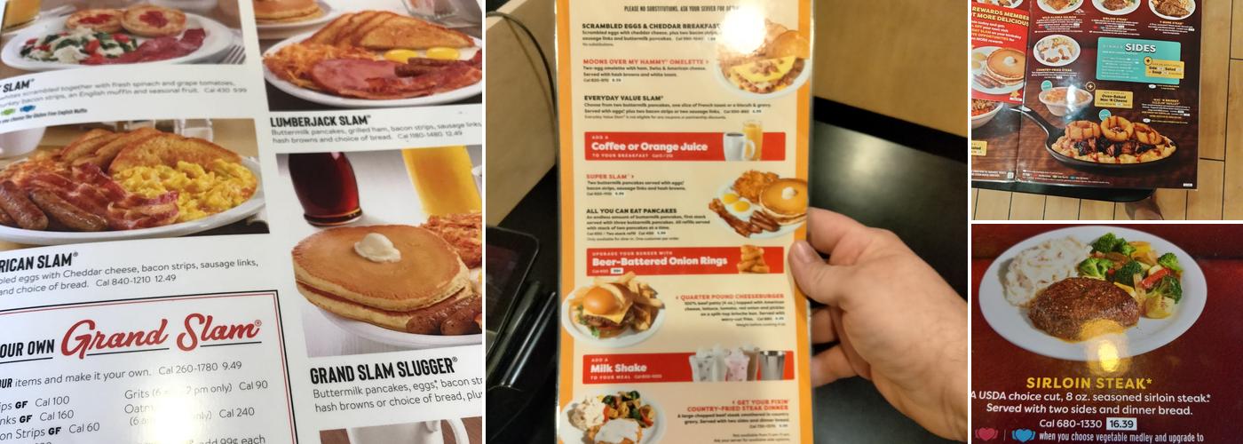 Denny's Menu