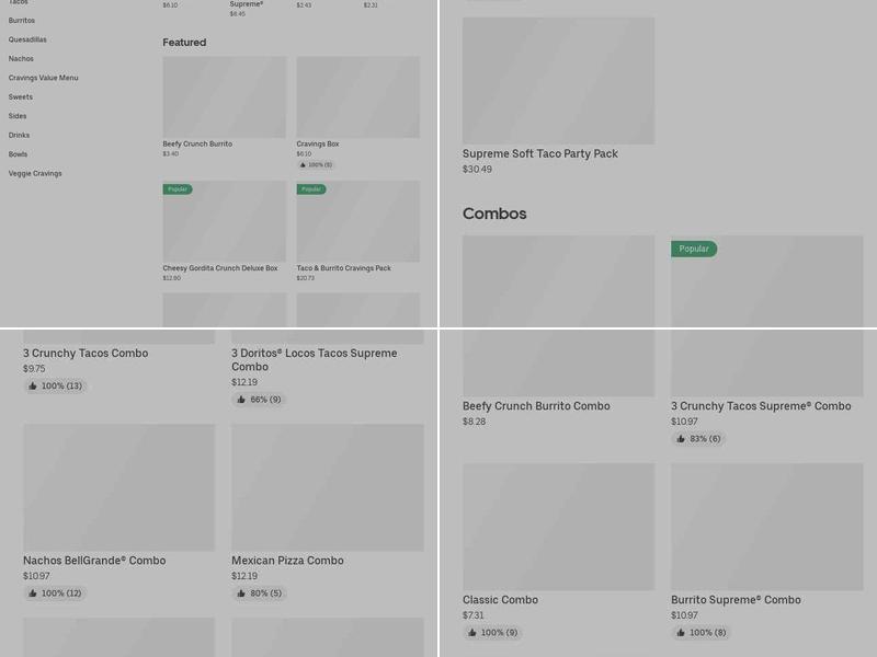 Taco Bell Menu