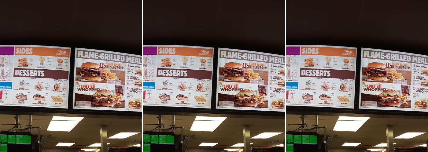 Burger King Menu