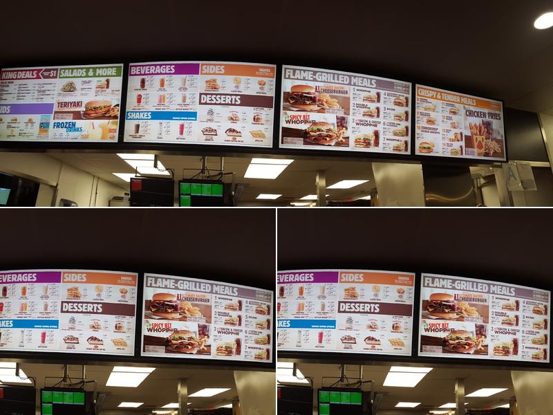 Burger King Menu