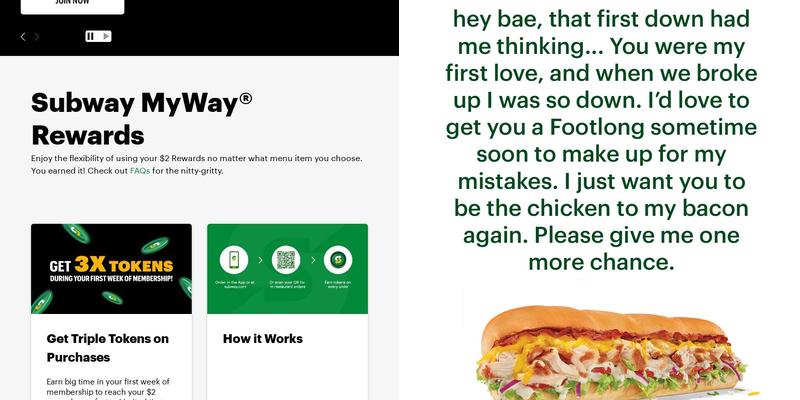 Subway Menu