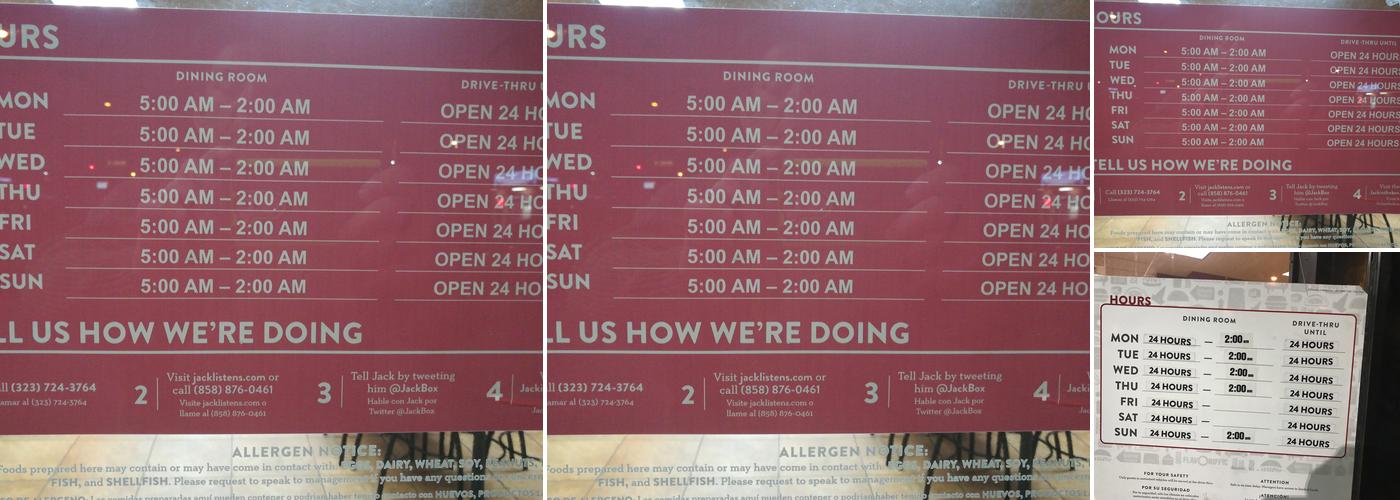 Jack In The Box Menu