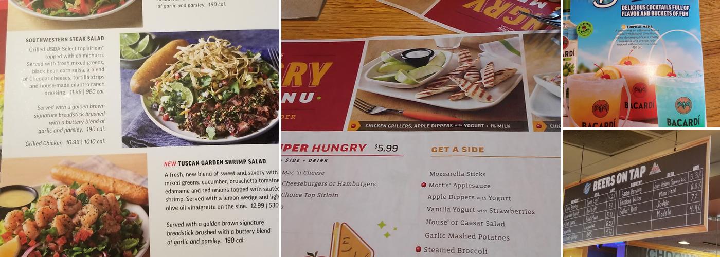 Applebee's Grill + Bar Menu