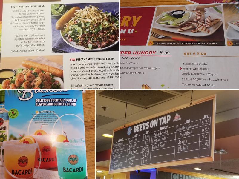 Applebee's Grill + Bar Menu