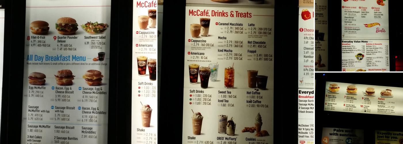 McDonald's Menu