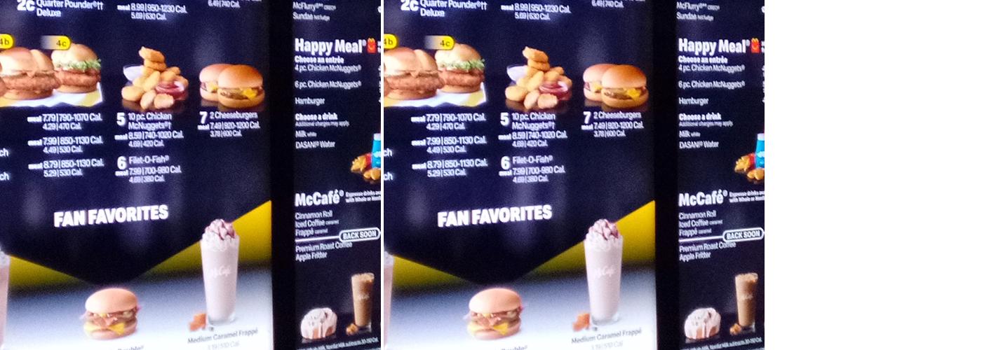 McDonald's Menu
