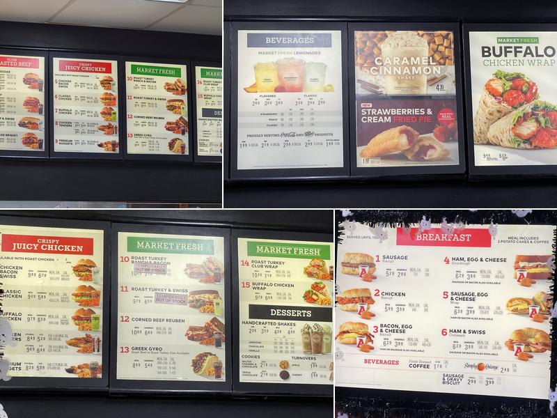 Arby's Menu