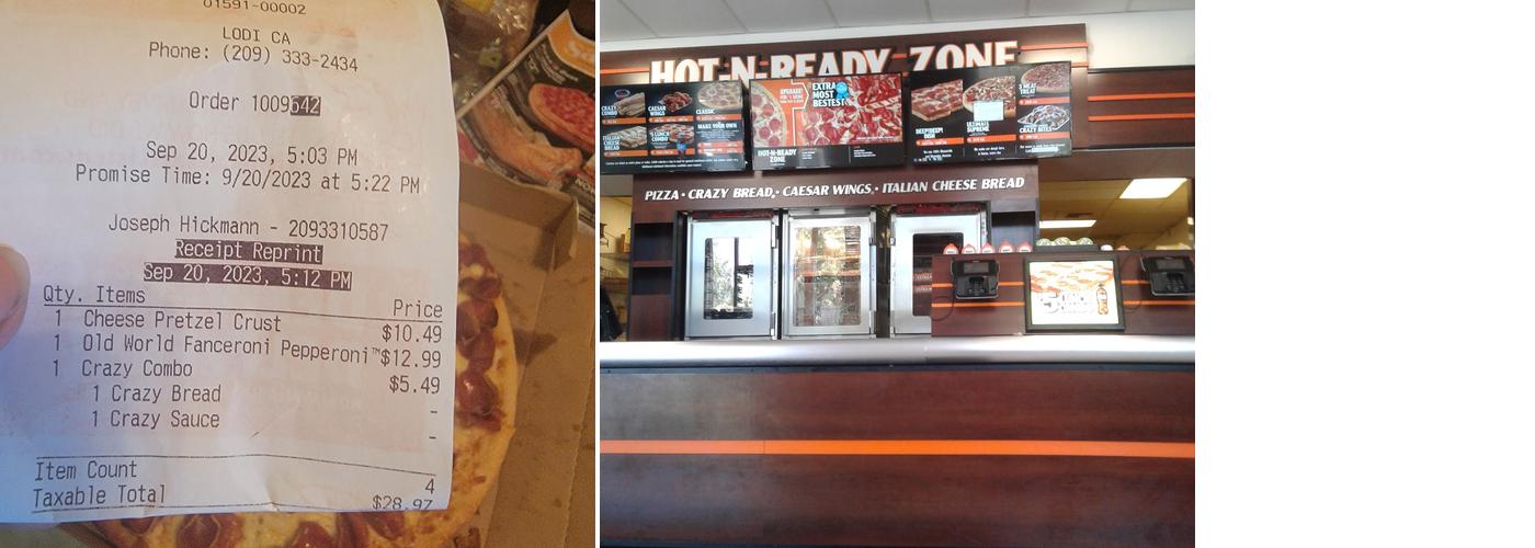 Little Caesars Pizza Menu