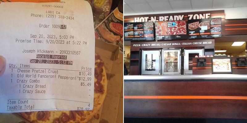 Little Caesars Pizza Menu