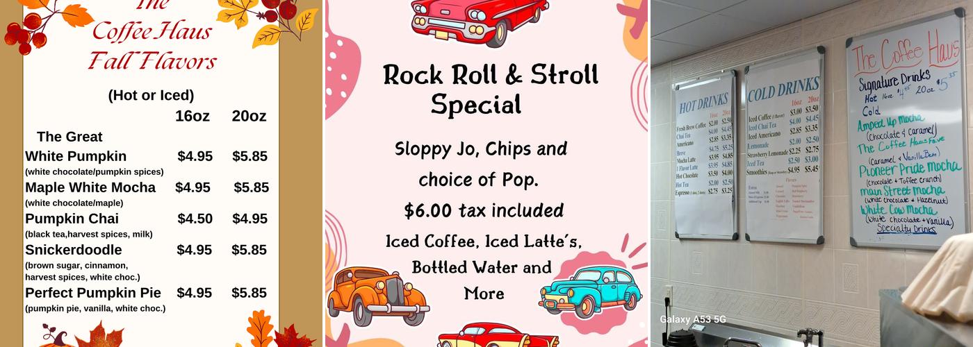 The Coffee Haus Menu