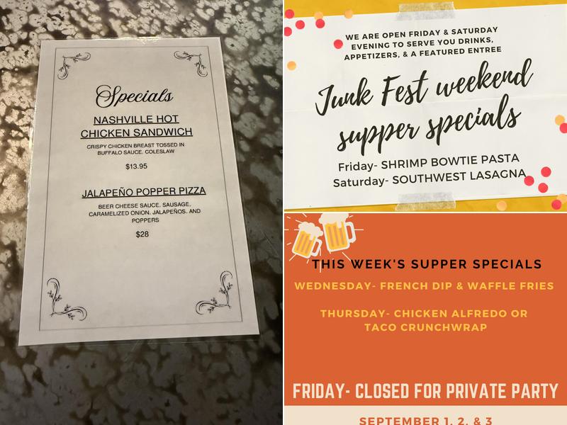 The Garden Gate Menu