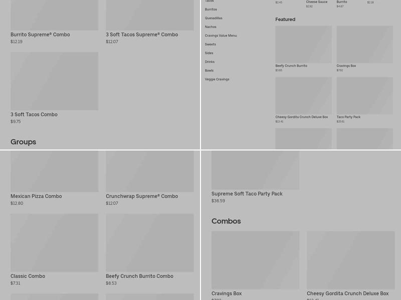 Taco Bell Menu