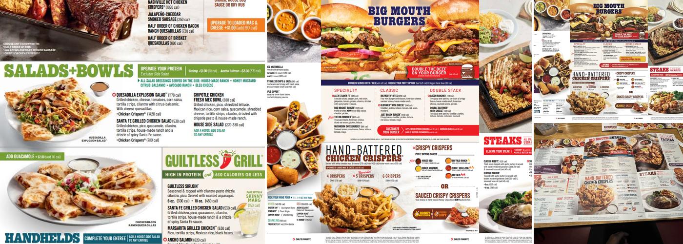 Chili's Grill & Bar Menu