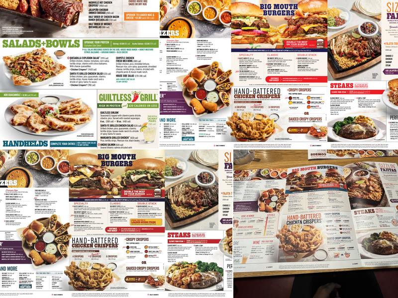 Chili's Grill & Bar Menu