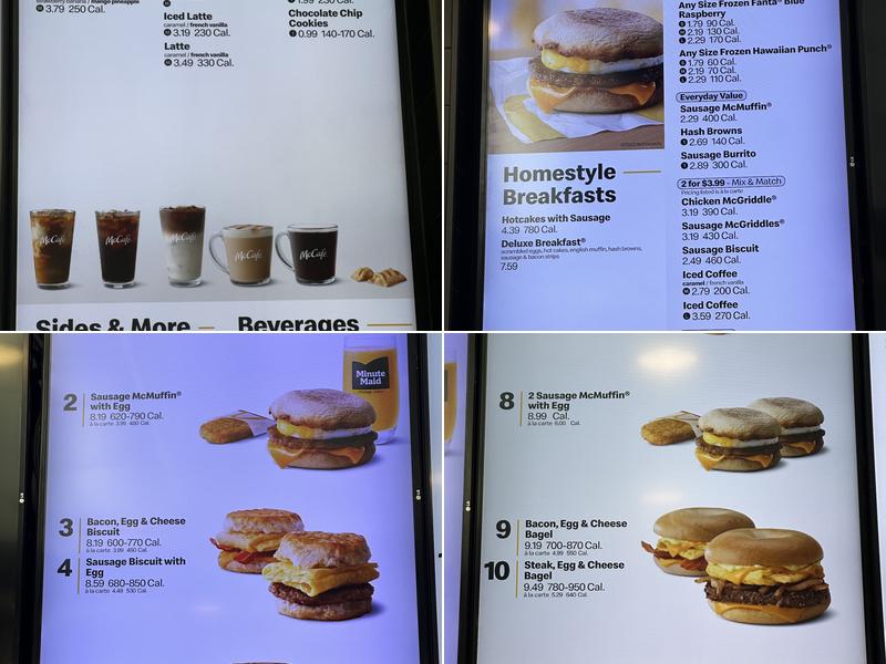 McDonald's Menu