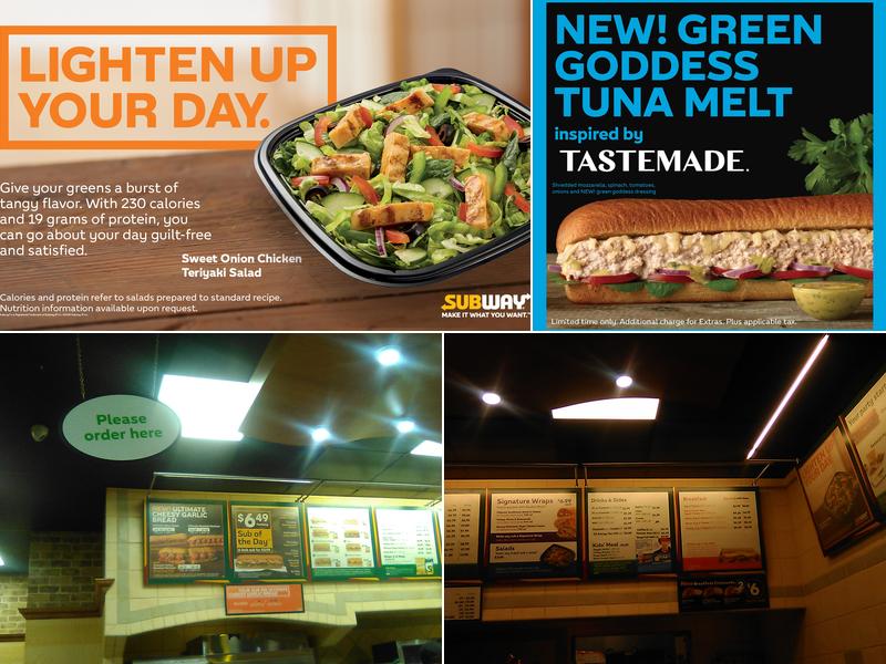 Subway Menu