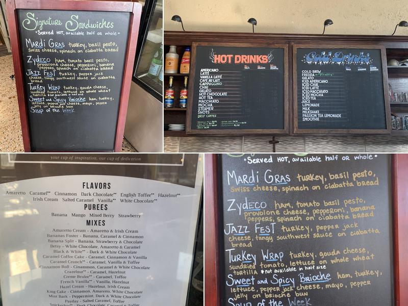 Java Square Cafe Menu