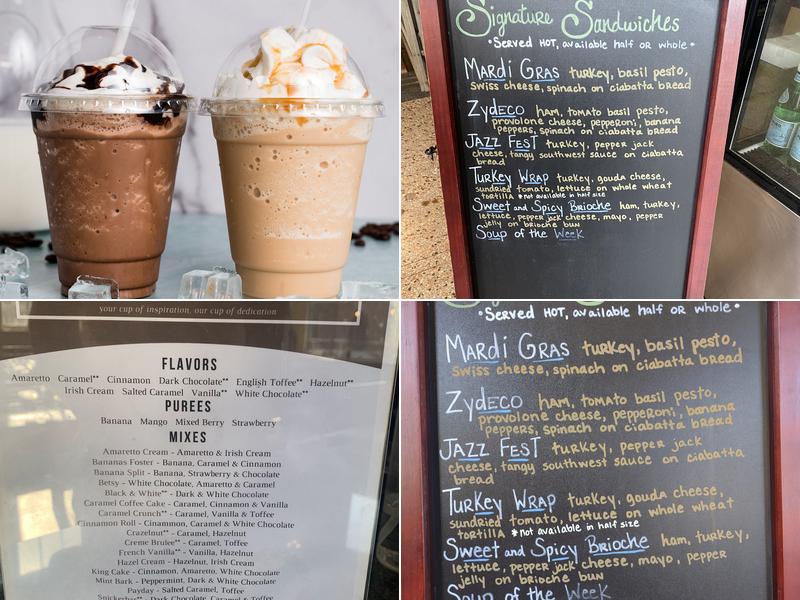 Java Square Cafe Menu