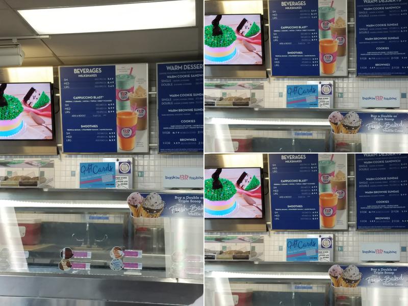 Baskin-Robbins Menu