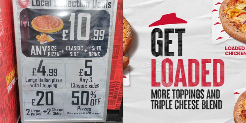 Pizza Hut Delivery Menu